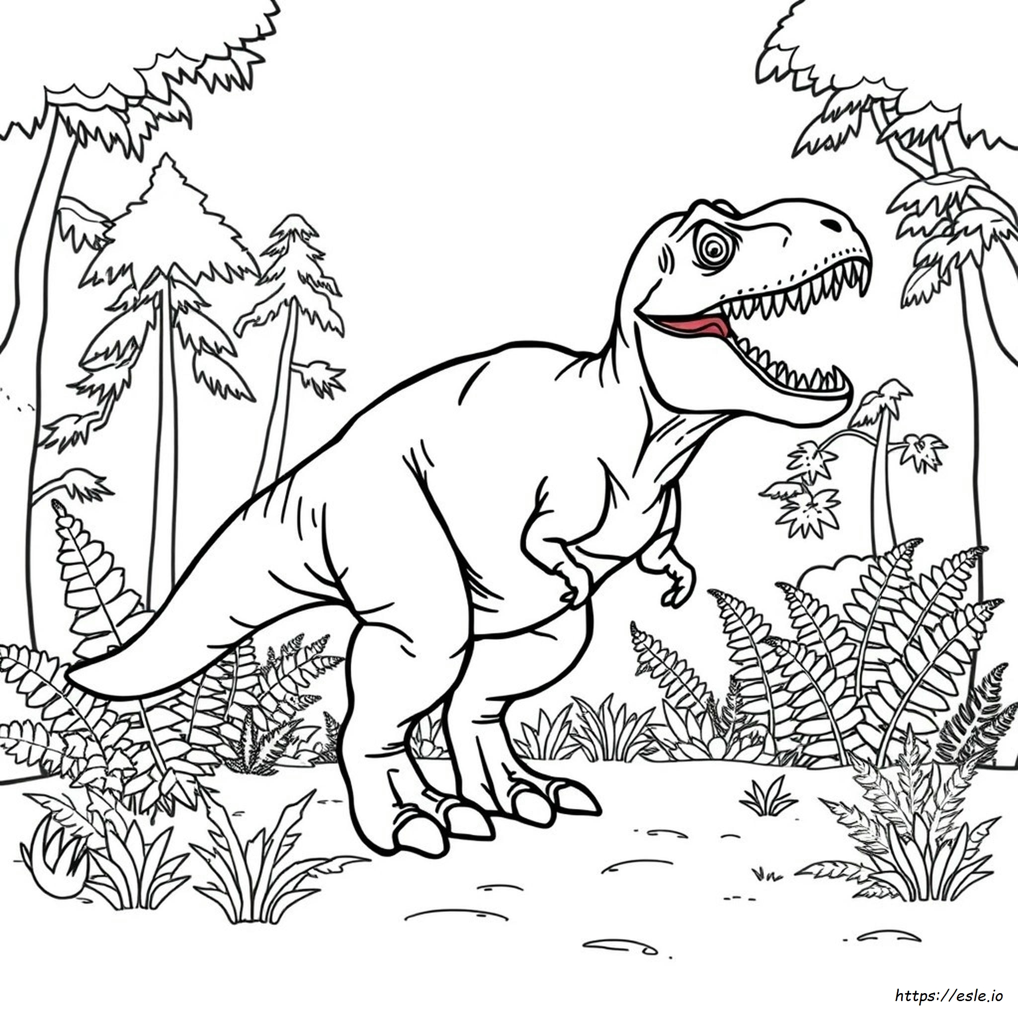 Trex Colouring Pictures