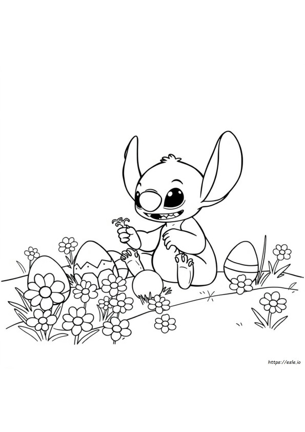 Stitch Pasquale Da Colorare