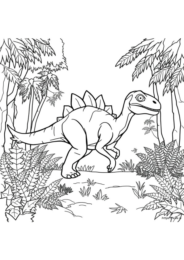 Therizinosaurus Värityskuva