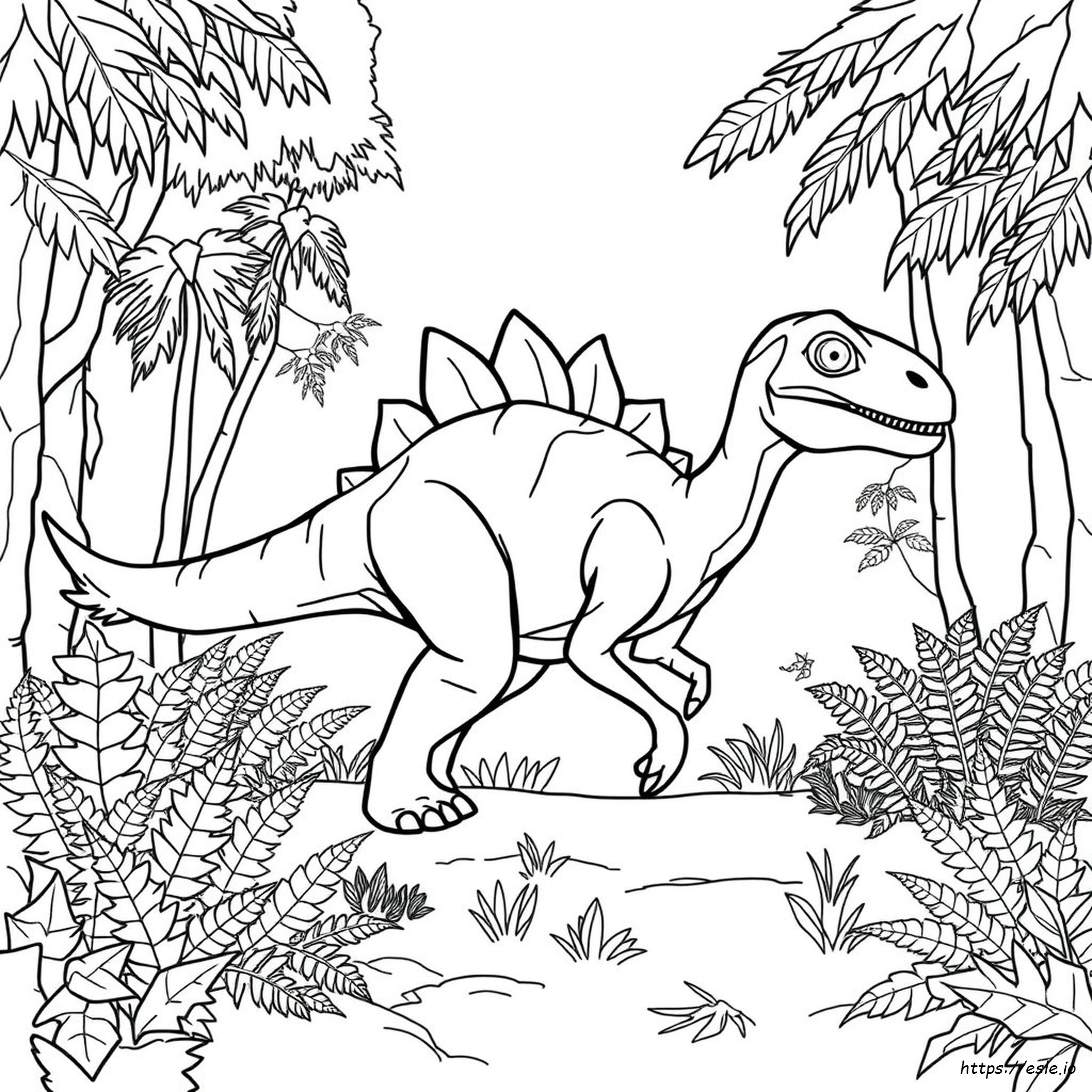 Therizinosaurus Coloring Page