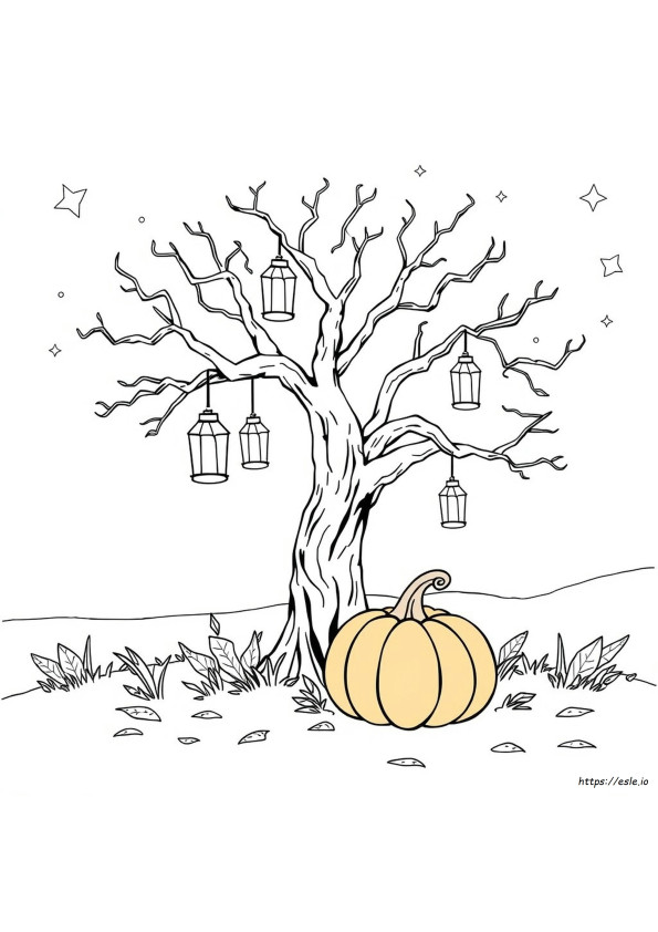 Desenhos De Halloween Fáceis Para Colorir Adultos