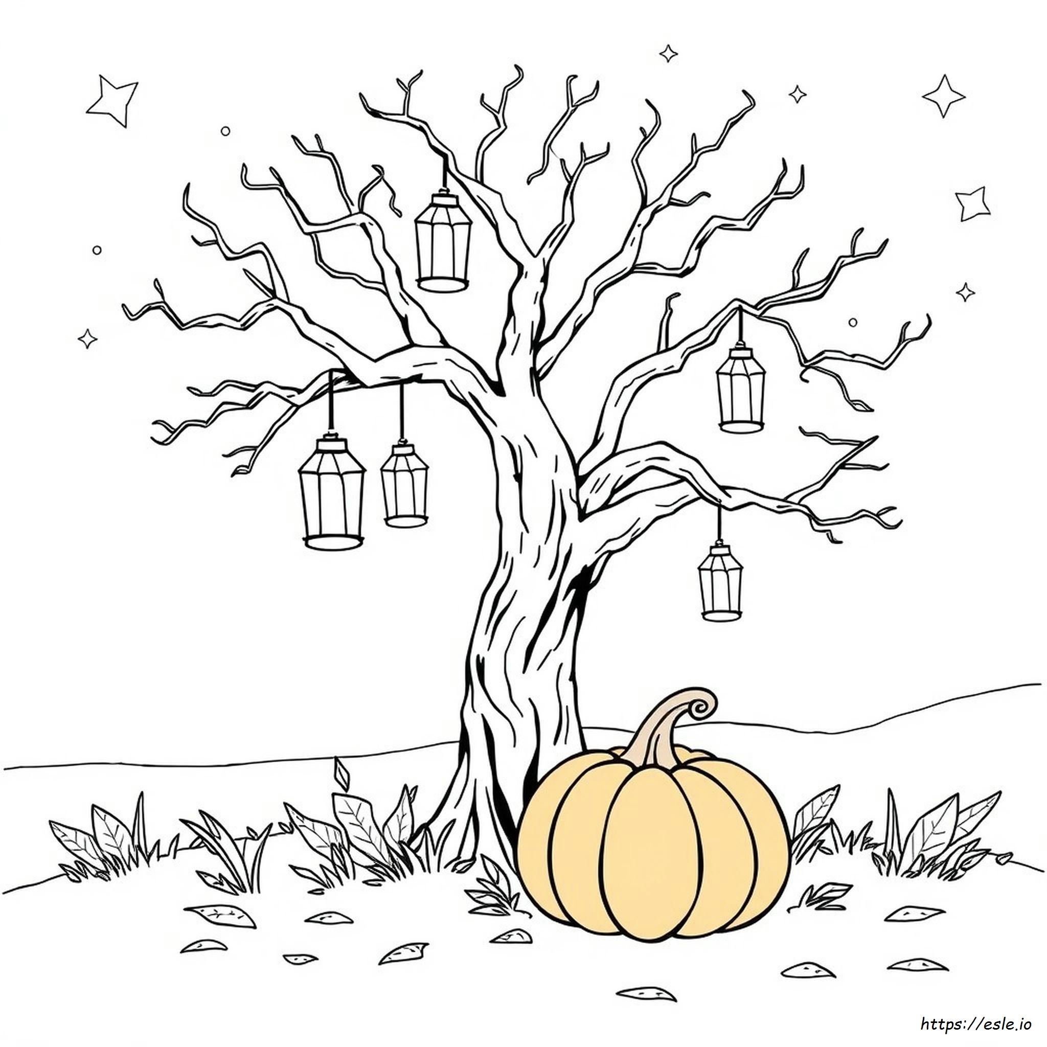 Easy Adult Halloween Coloring Pages