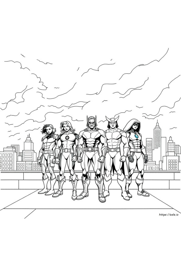 Coloriages X-Men À Imprimer