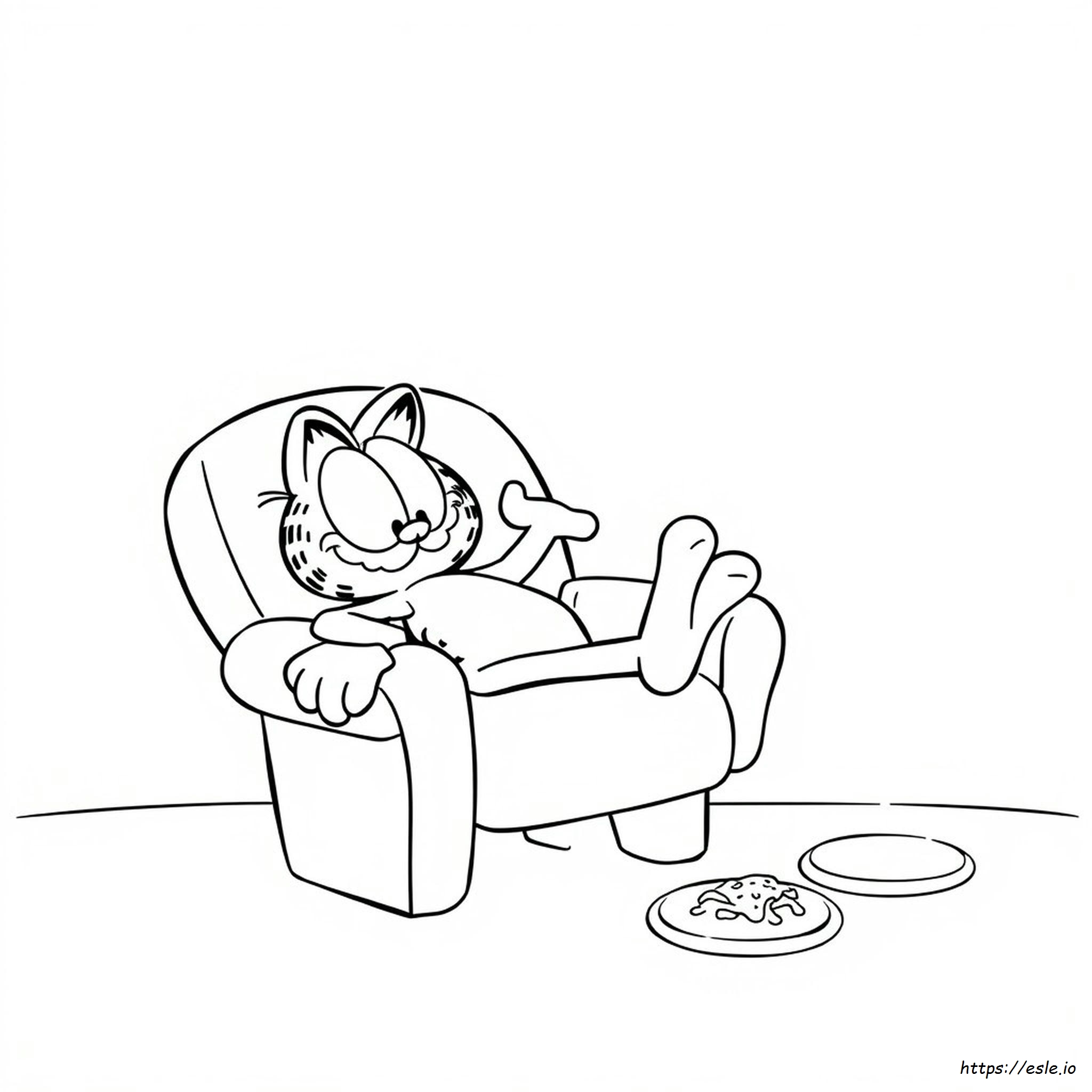 Free Printable Garfield Coloring Pages