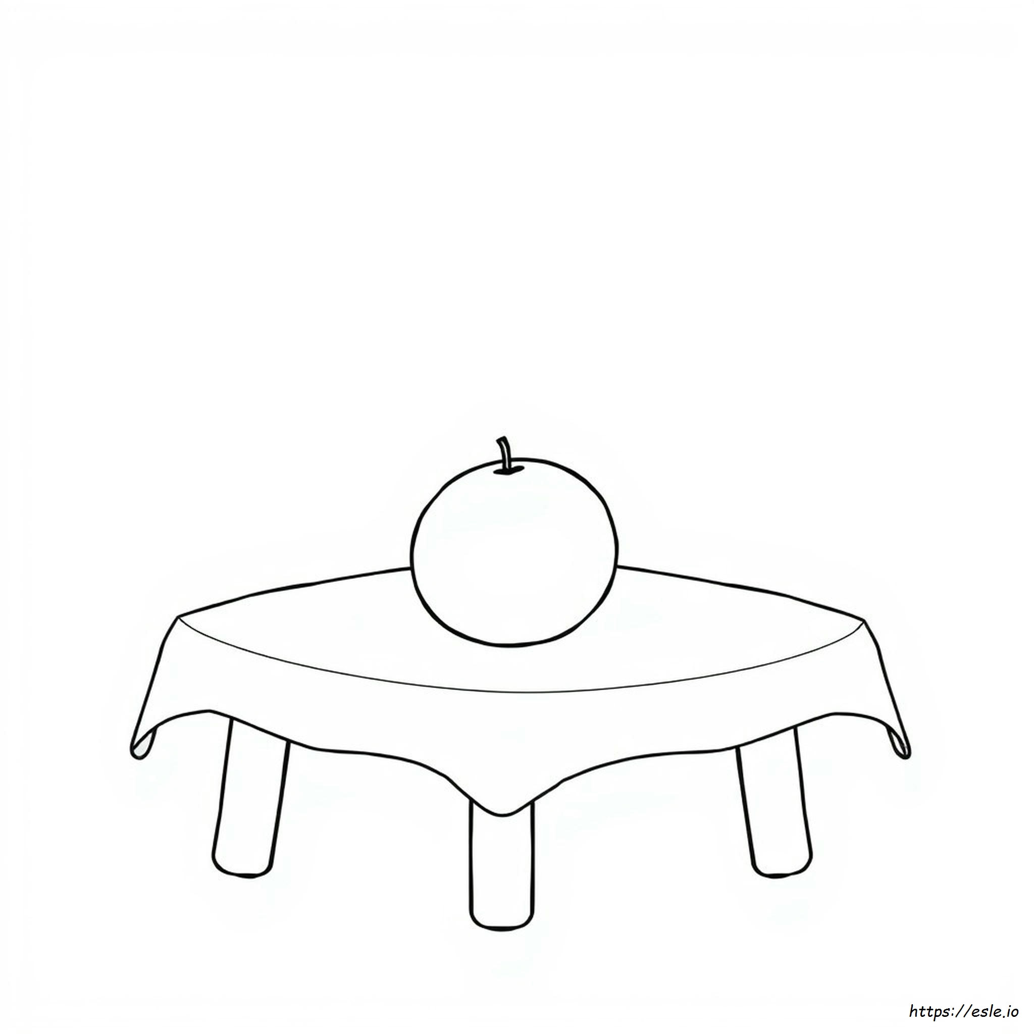 Orange Clipart Coloring