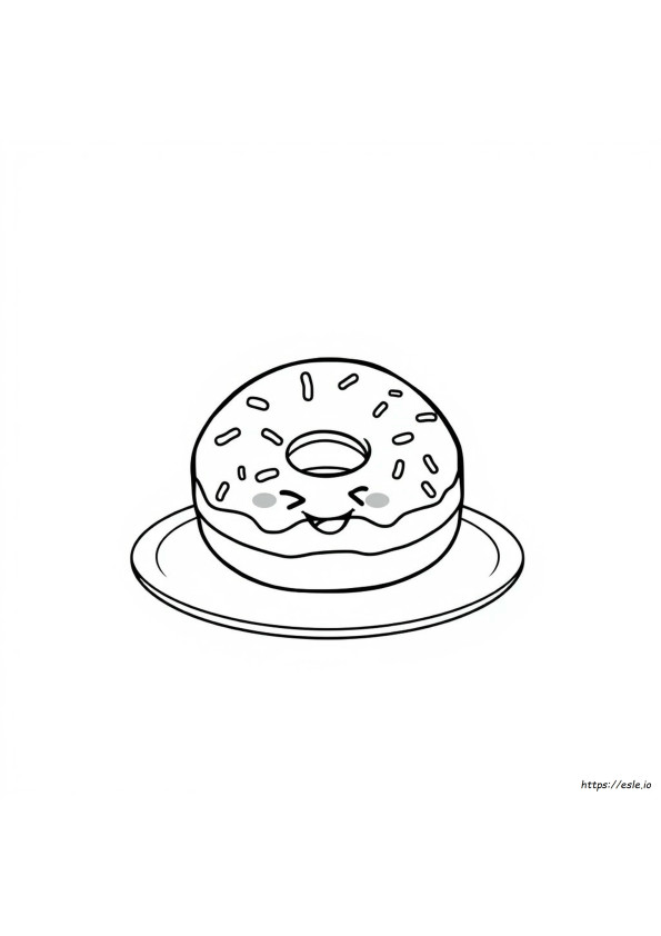Leuke Donut Kleurplaten