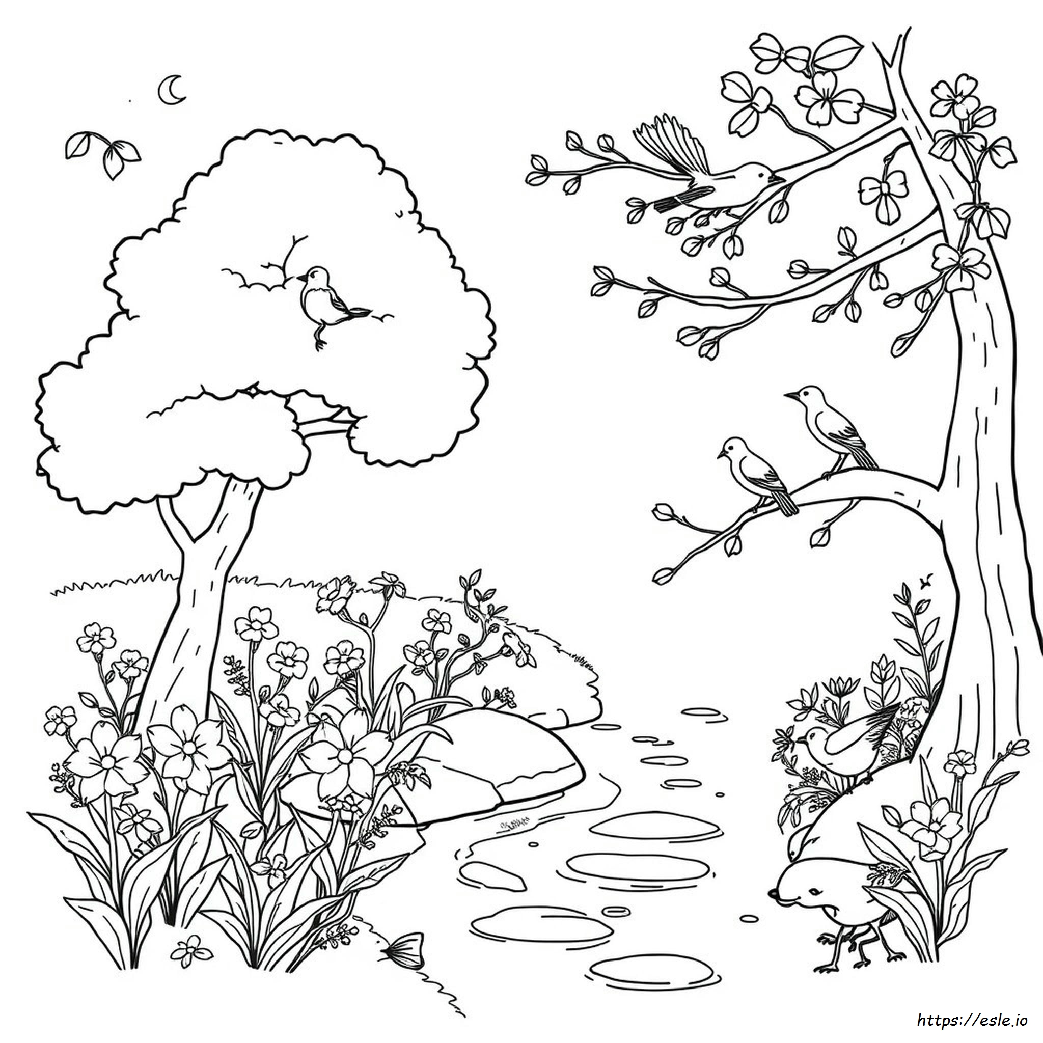 Coloring Gambar Mewarna Alam Sekitar
