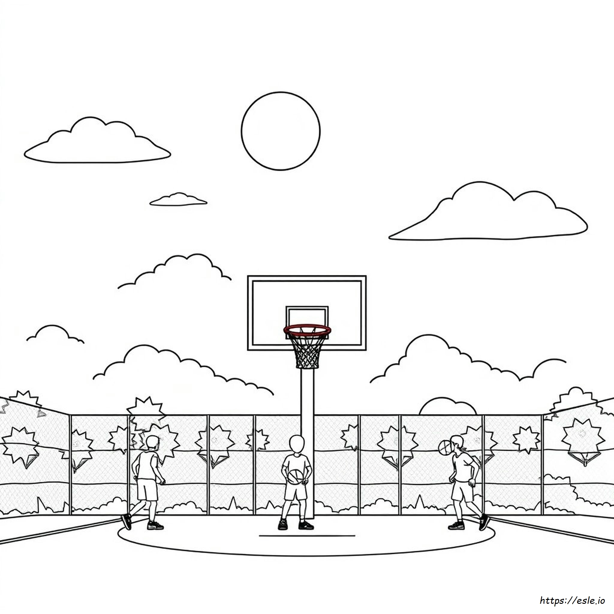 Kostenlose Basketball Ausmalbilder Zum Ausdrucken
