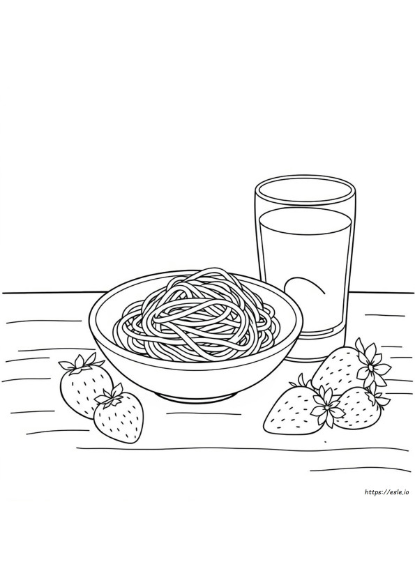 Gambar Mewarnai Makanan