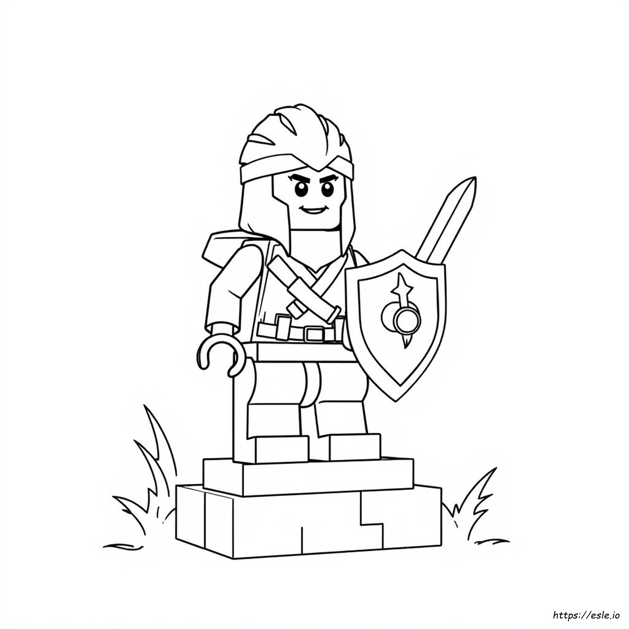 Lego Minifigura Színező Oldal