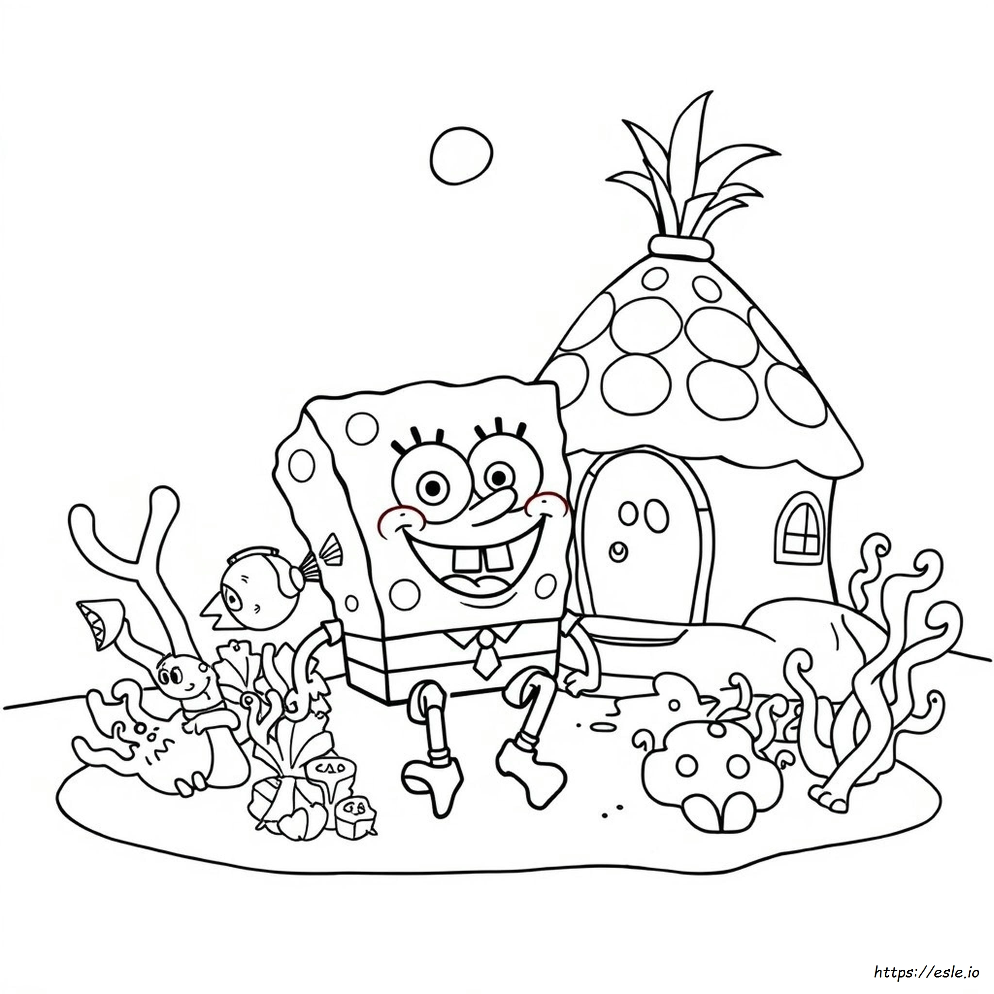 Dibujos De Bob Esponja Para Colorear