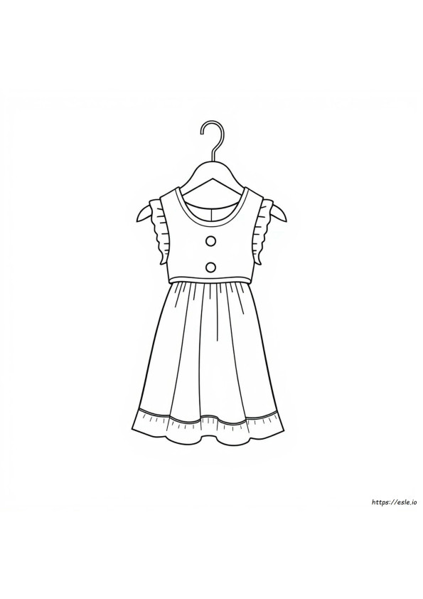 Vestito Da Colorare