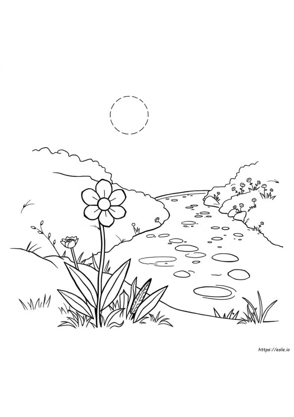 Immagini Della Natura Da Colorare