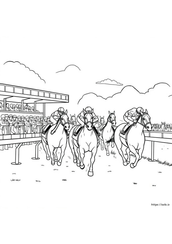 Dibujos De Derby Para Colorear