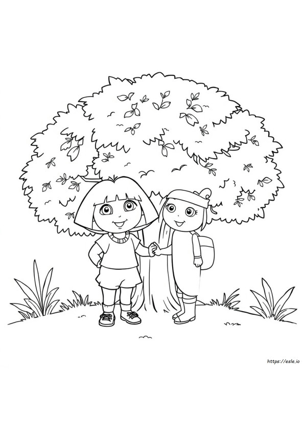 Dora Und Boots Ausmalbilder