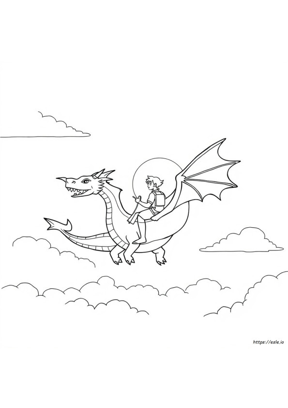 Cavalieri Draghi Da Colorare