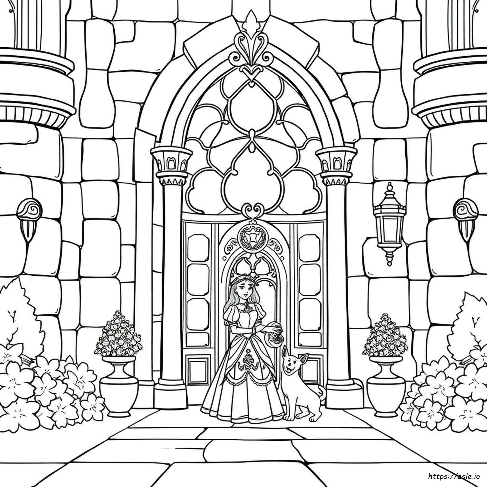 Princess Palace Pets Coloring Pages