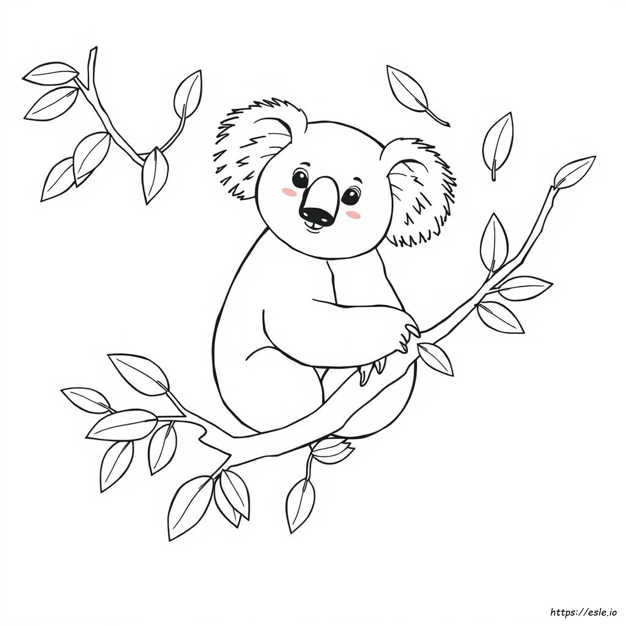 Colouring Pages Of Koalas