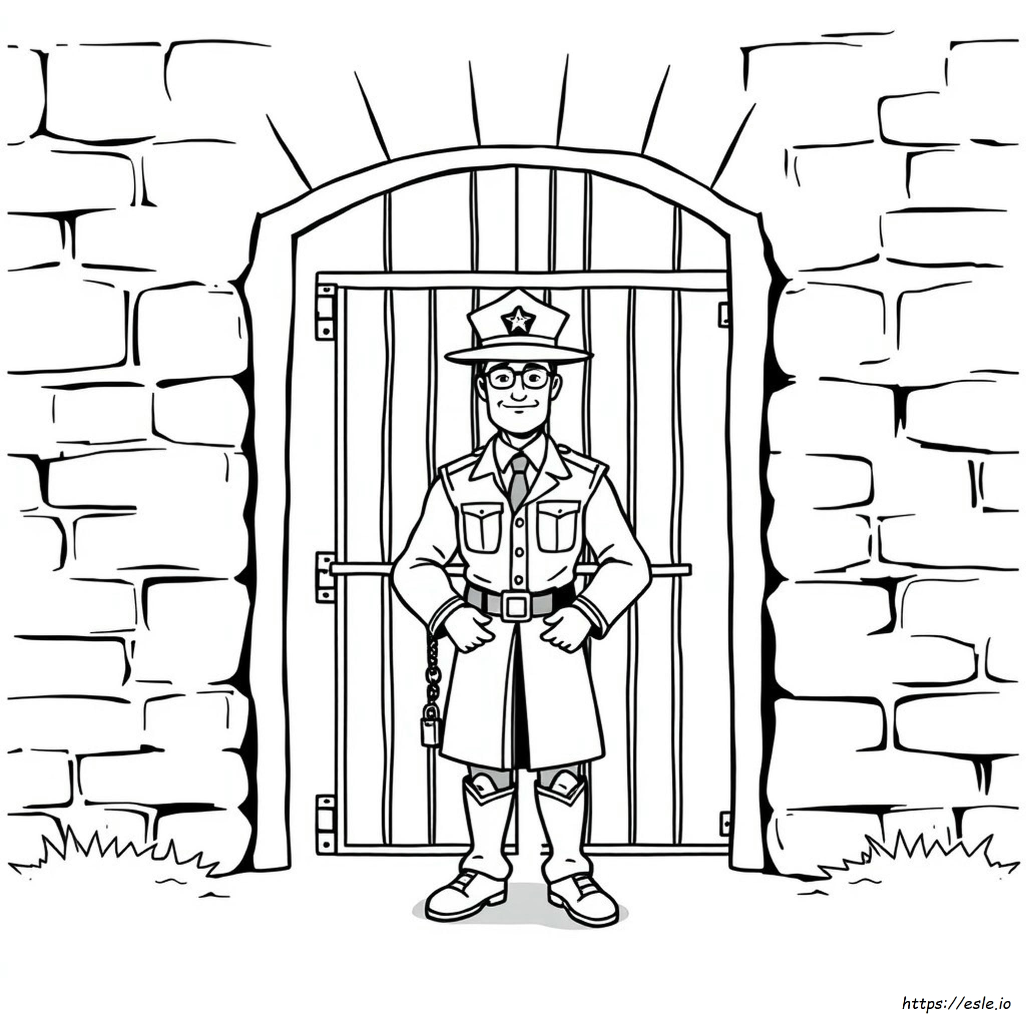 Guardián Para Colorear