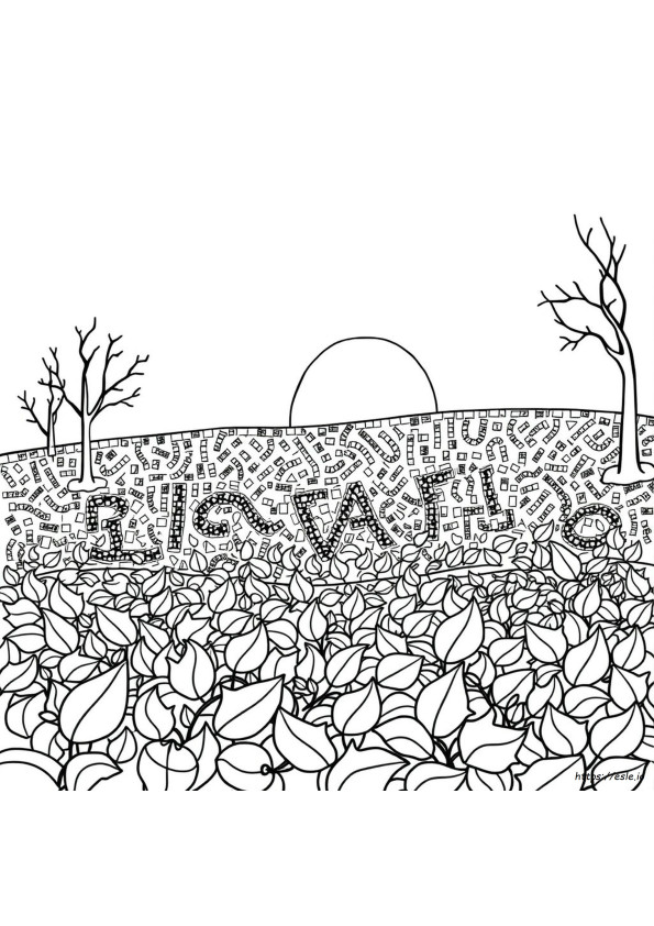 Syksyn Mosaiikki Värityskuvat