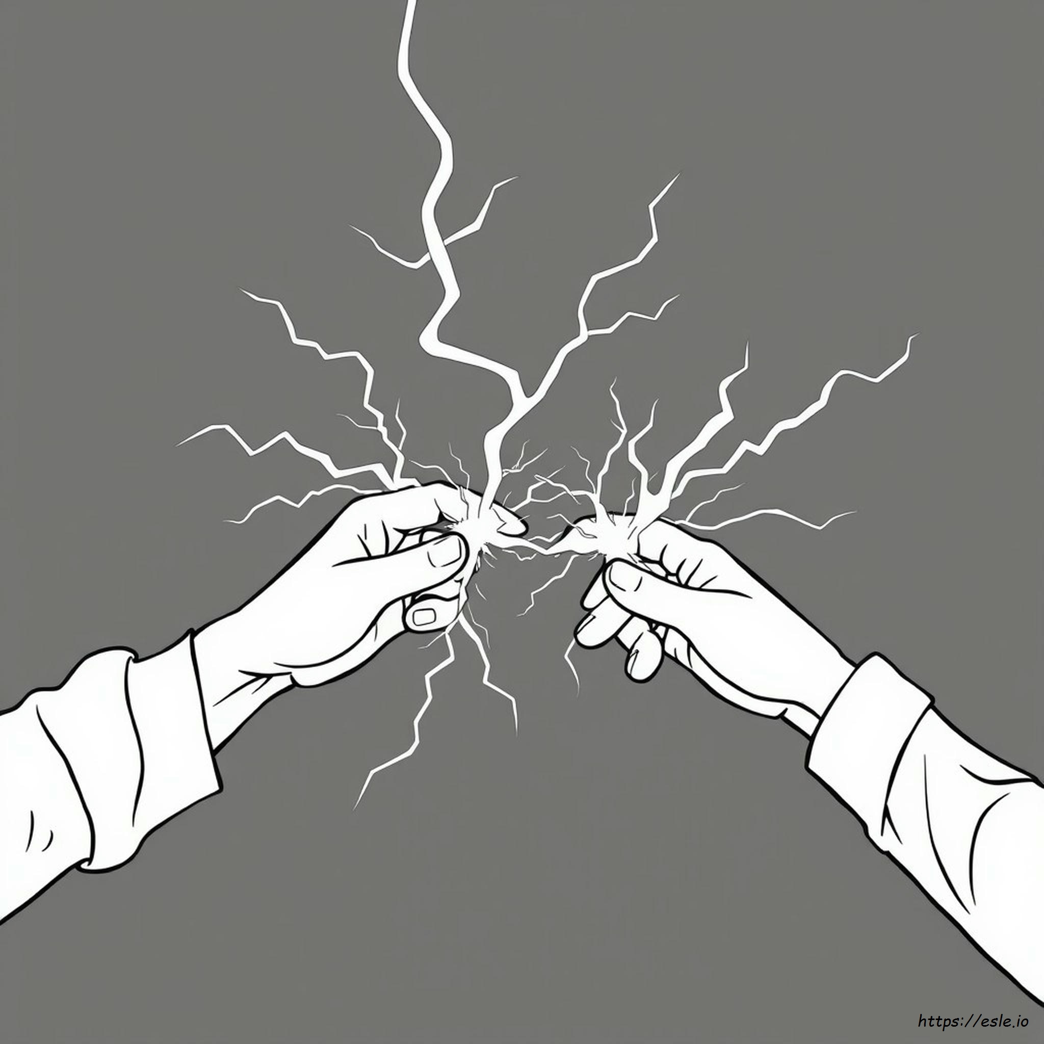 Electricity Colouring Pages