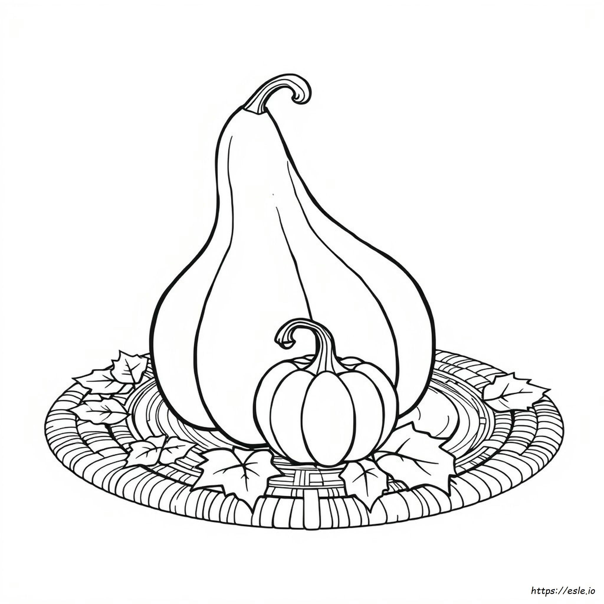 Calabaza Para Colorear