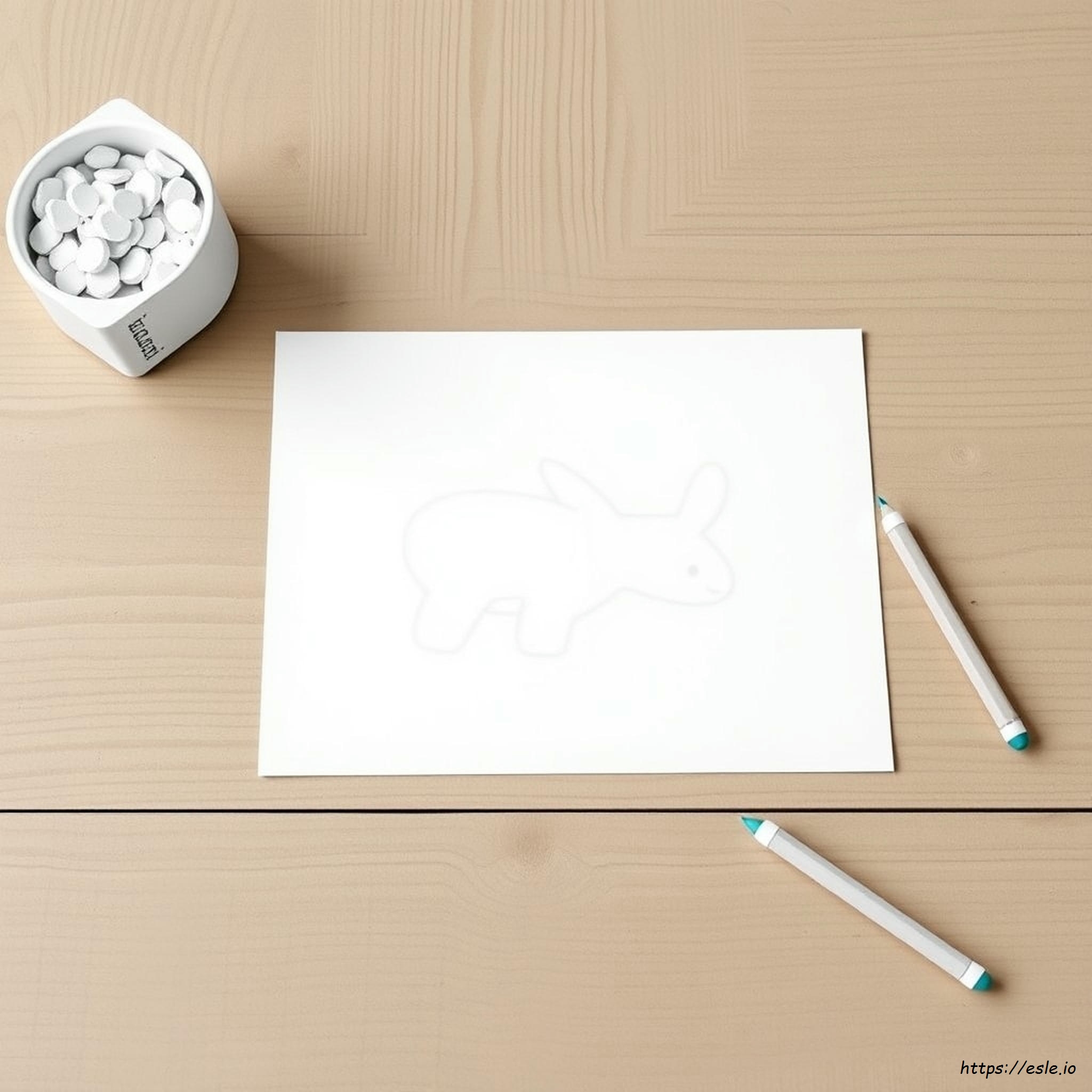 Coloring Page Mockup Free