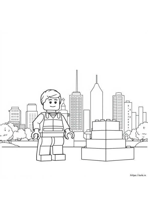 Lego Clone Coloring Pages
