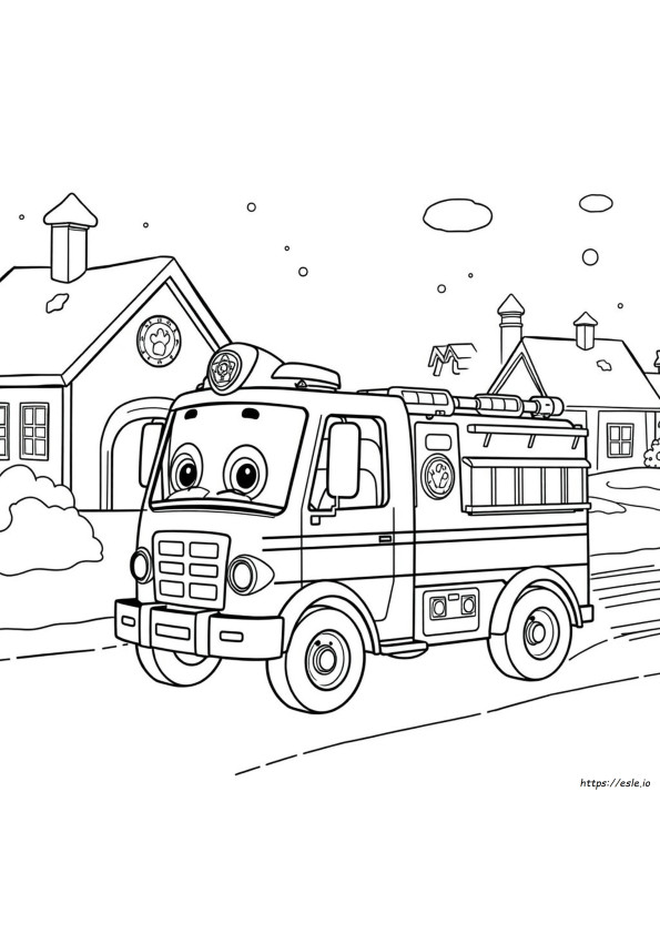 Paw Patrol Marshall Ausmalbilder