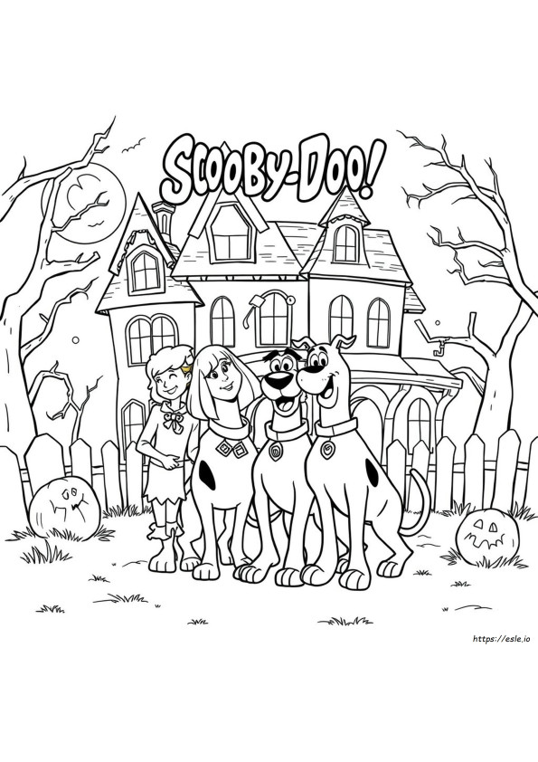 Scooby Doo Coloring Pages To Print