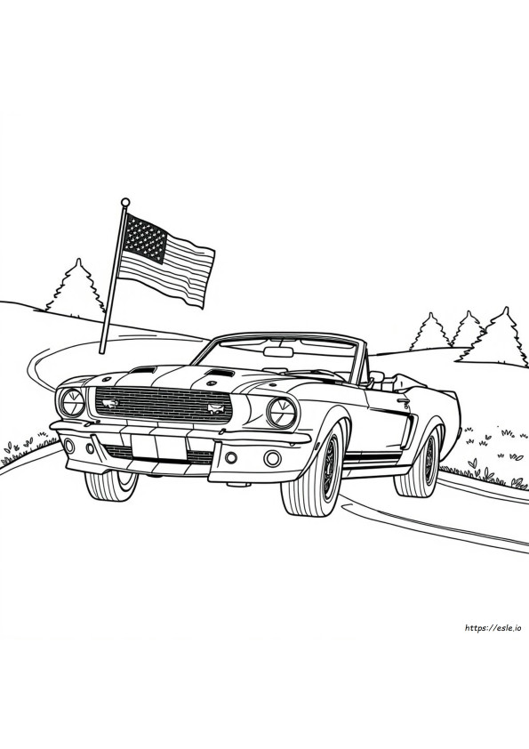 Mustang Gt500 Coloring Pages