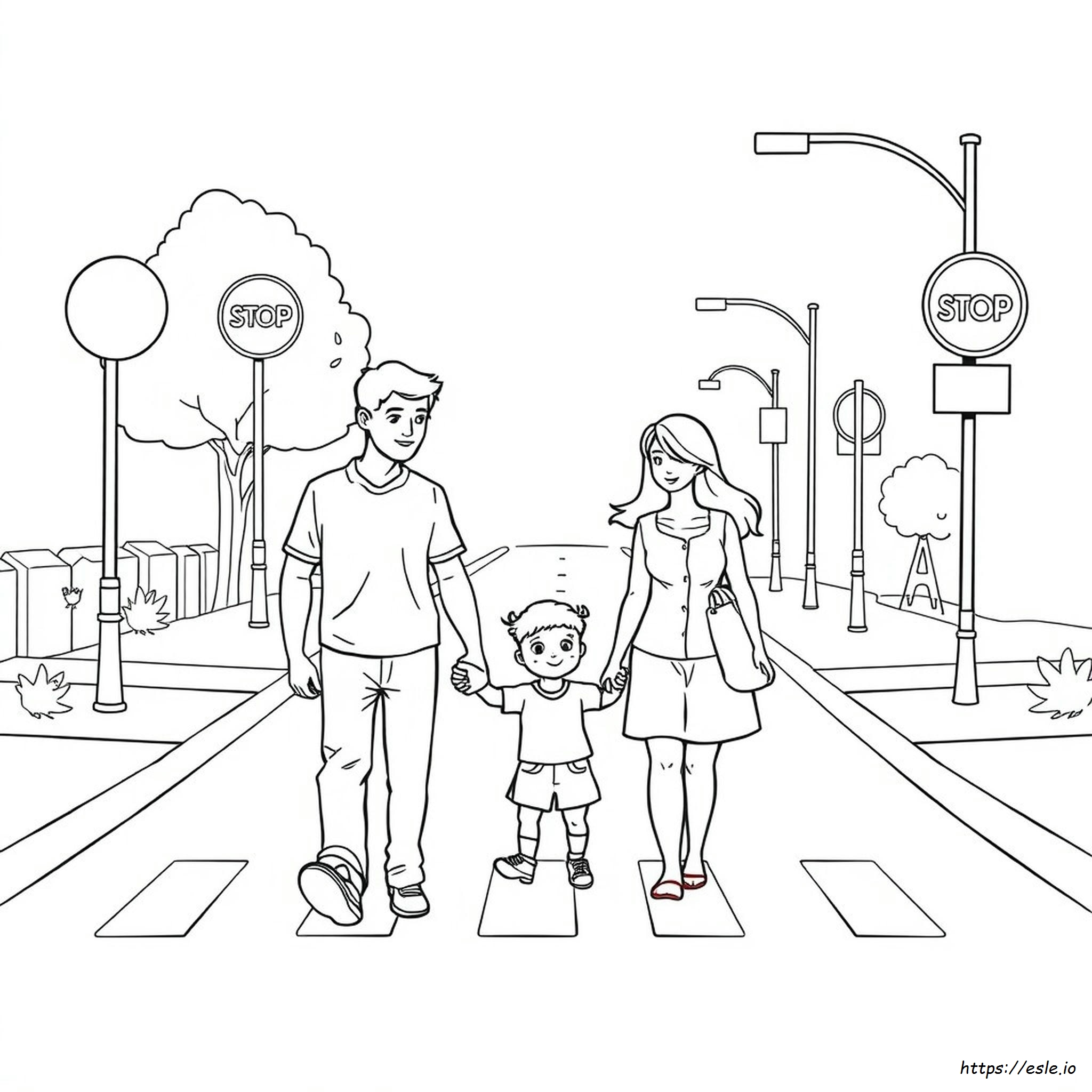 Safety Coloring Pages For Preschool