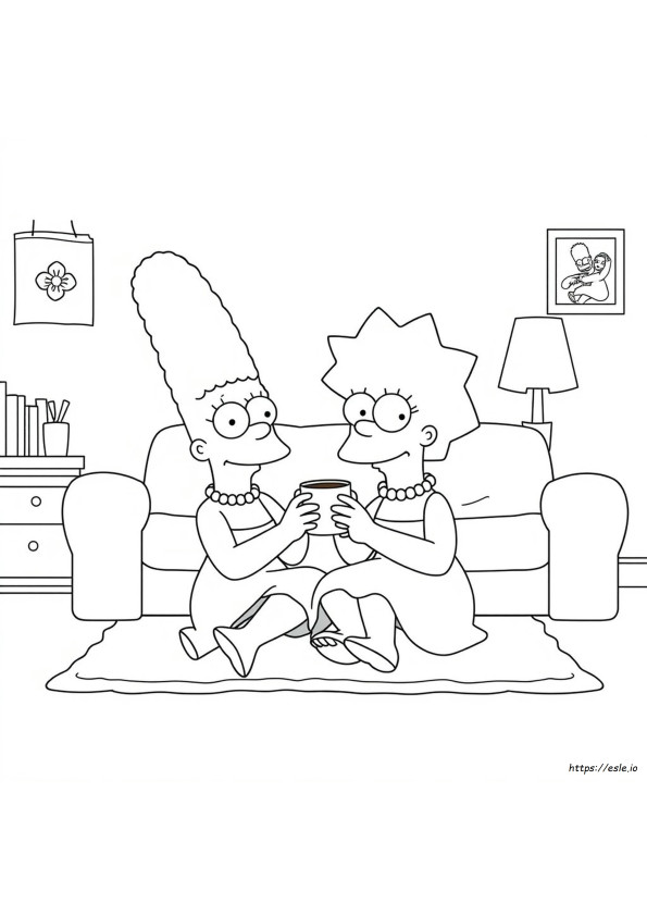 Maggie Simpson Ausmalbilder