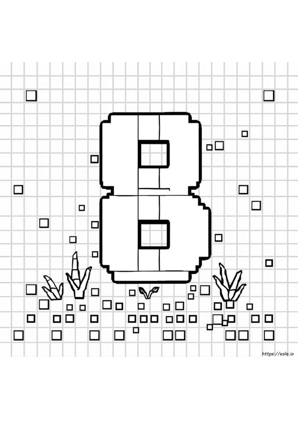 Number Pixel Art Coloring Pages