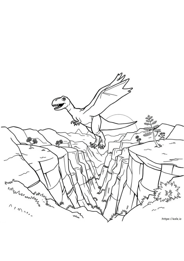 Teradactyl Kleurplaat