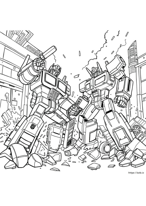 Transformers Ostatni Rycerz Kolorowanki