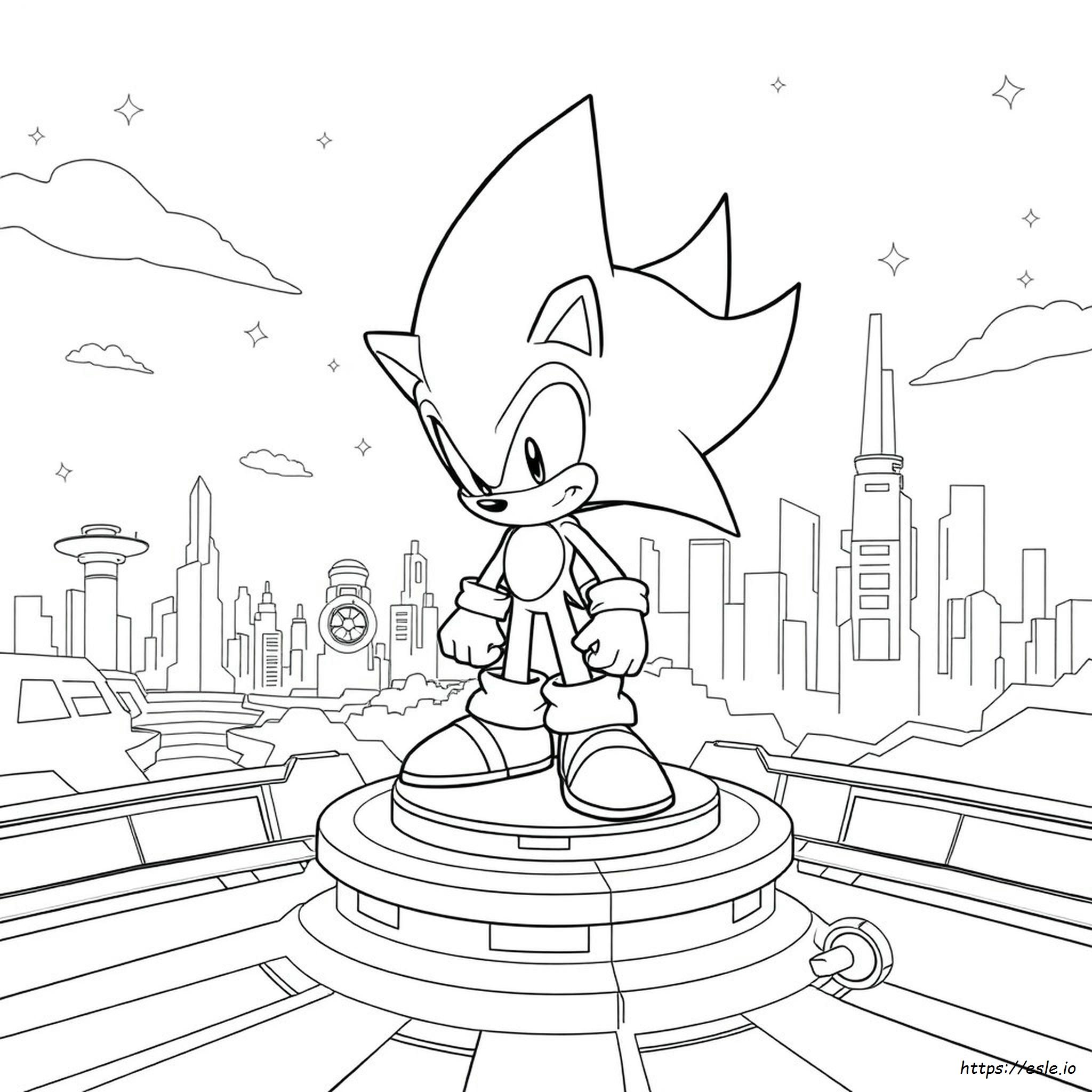 Livro De Colorir Sonic Prime
