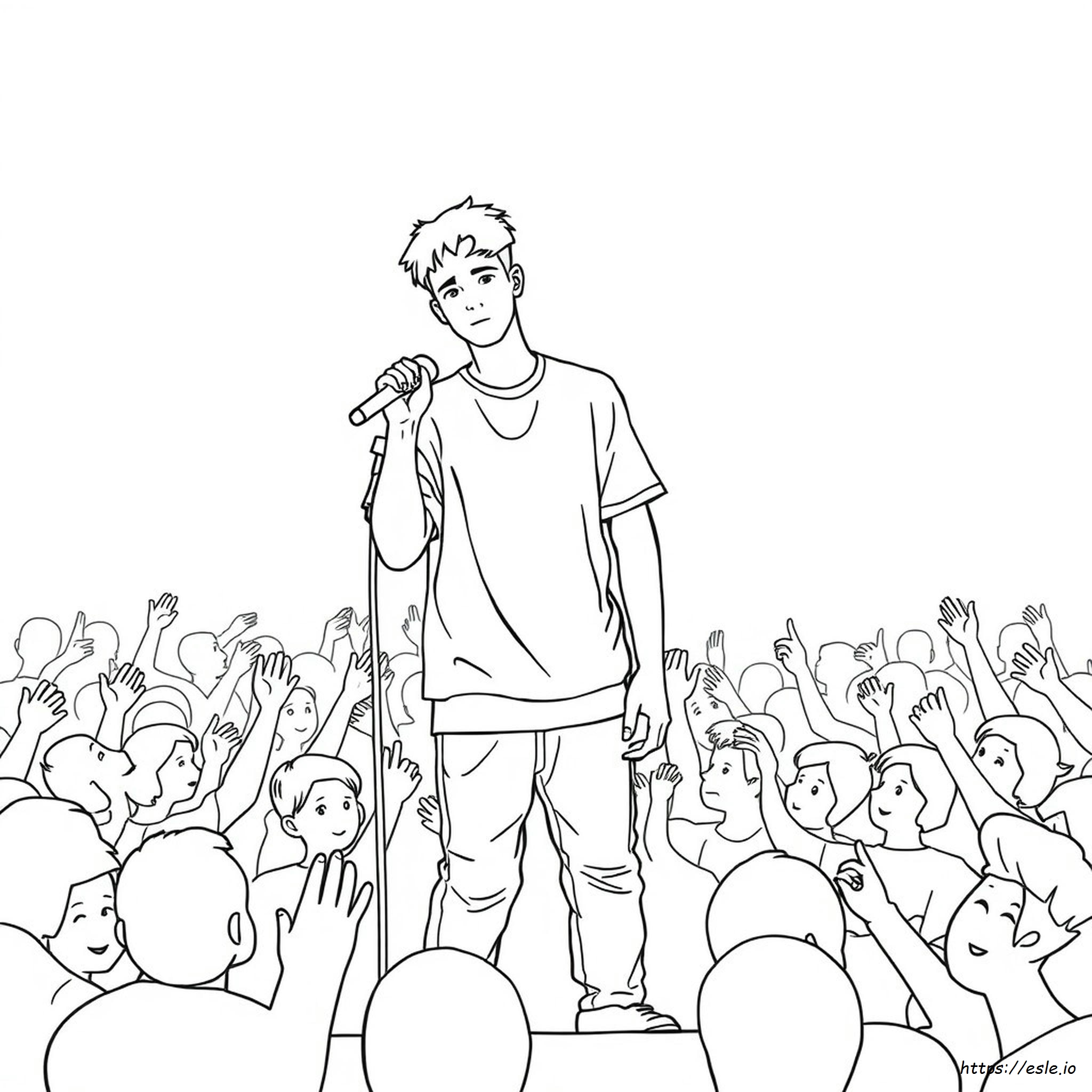 Justin Bieber Ausmalbilder
