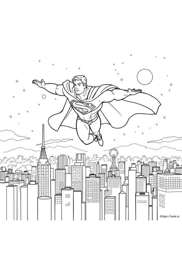 Superman Kleurplaten Om Te Printen
