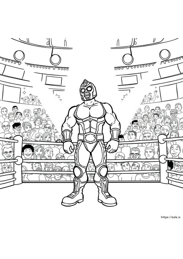Rey Mysterio Da Colorare