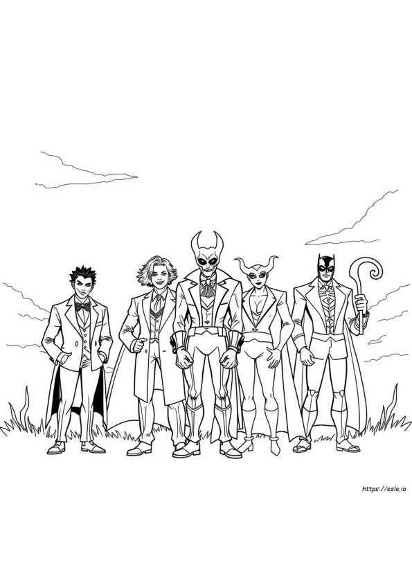 Disegni Da Colorare Dei Super Cattivi Dc