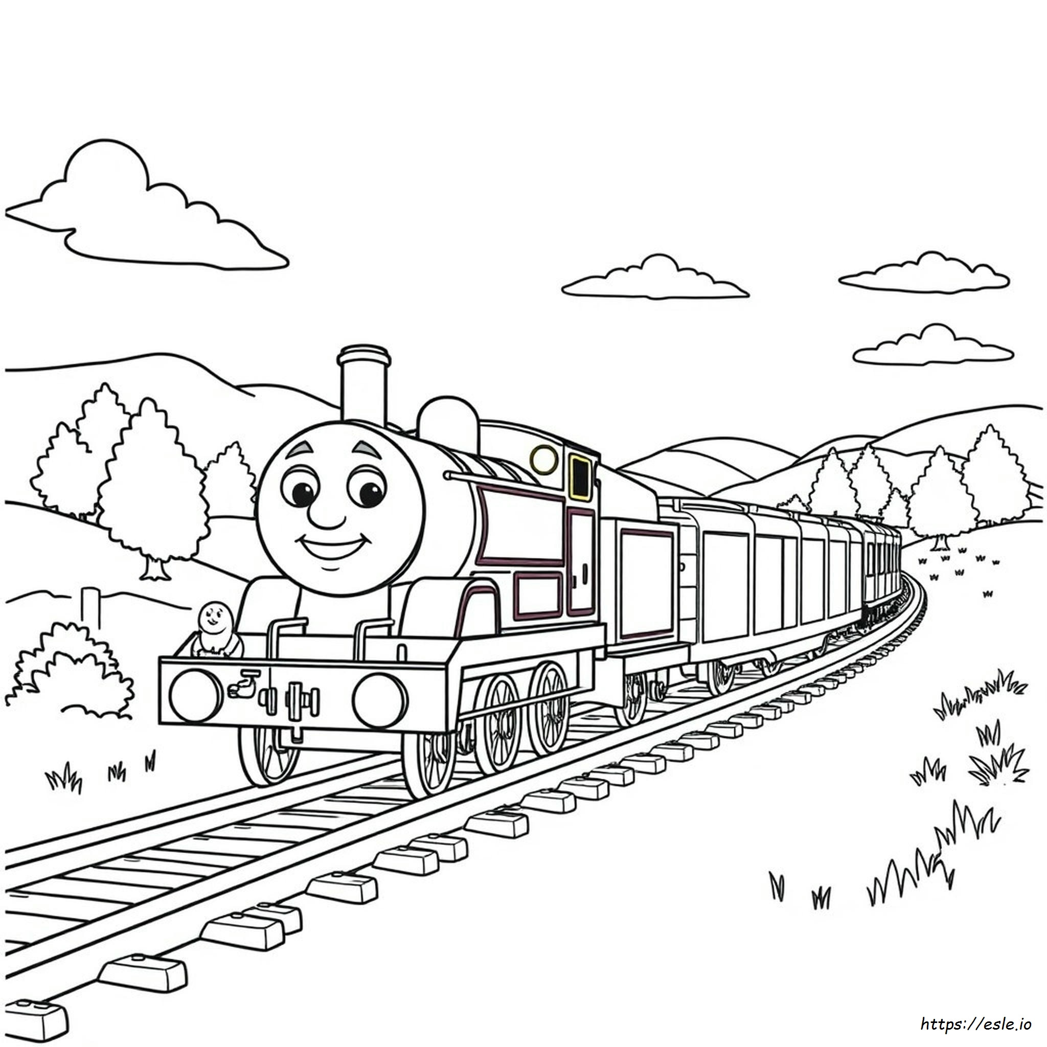 Thomas The Train Coloring Pages To Print