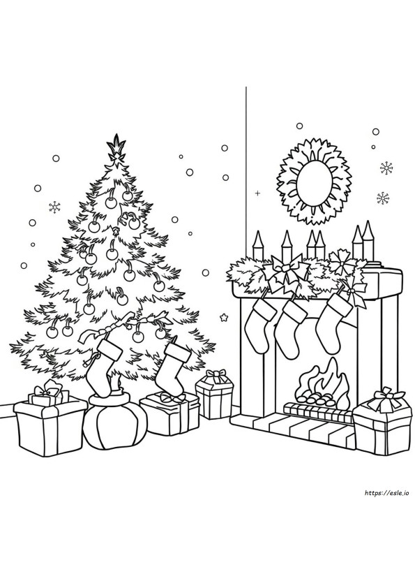 Vintage Christmas Coloring Pages