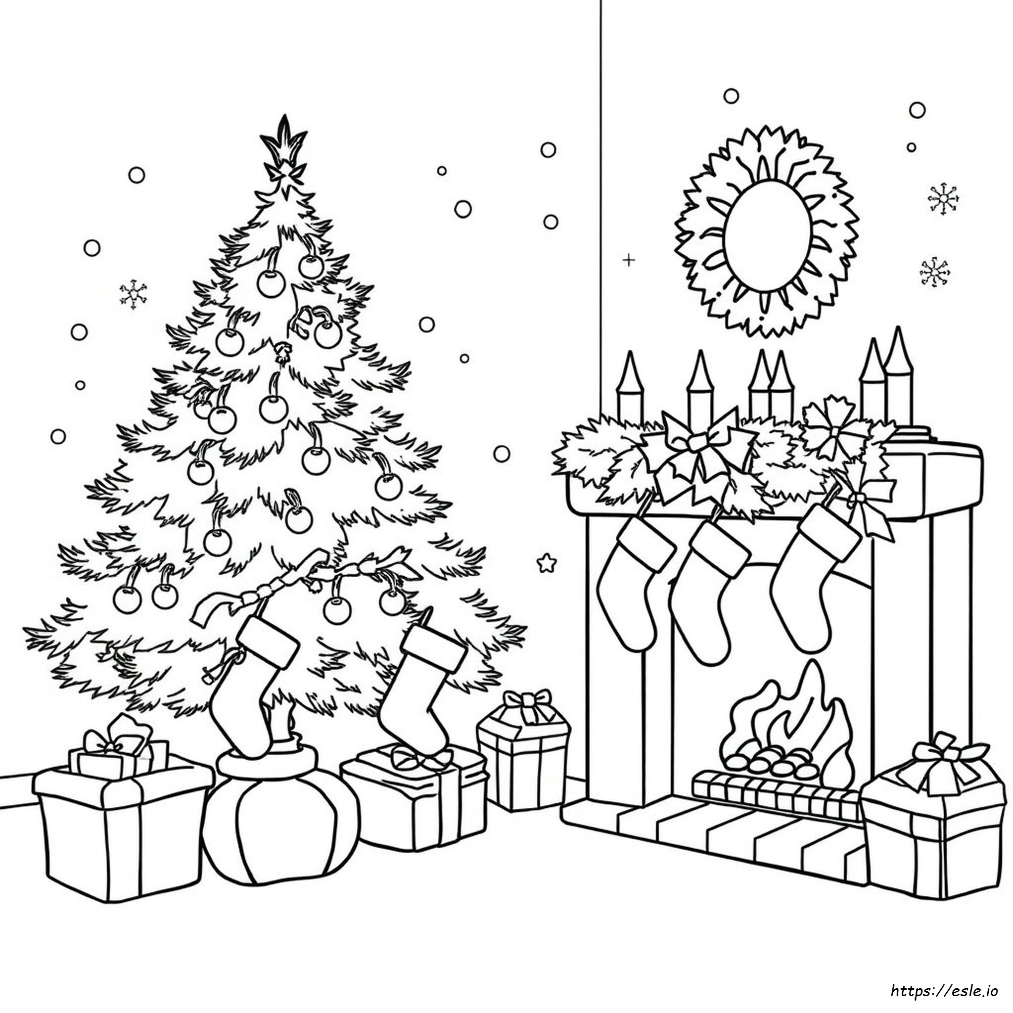 Vintage Christmas Coloring Pages
