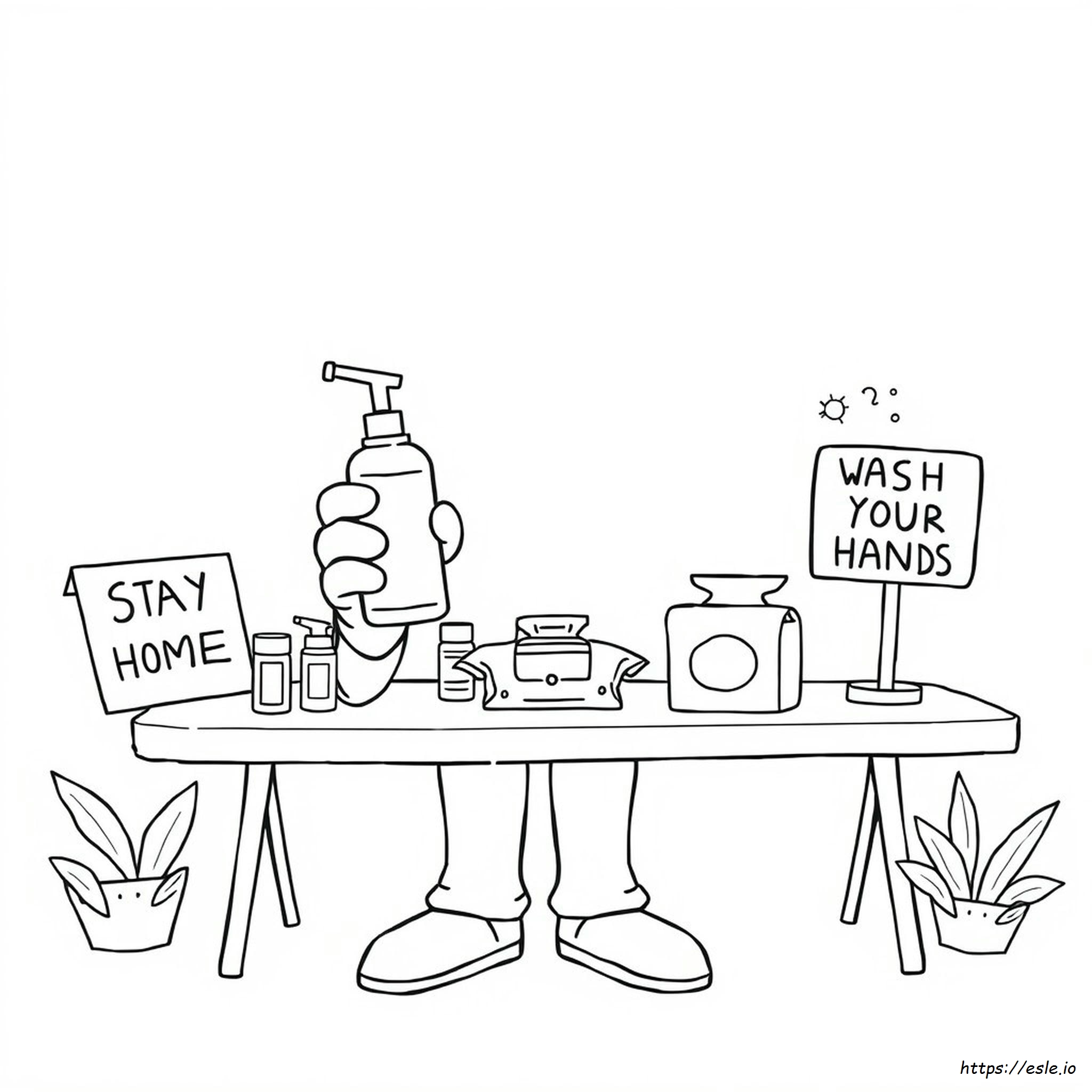 Pandemic Coloring Pages