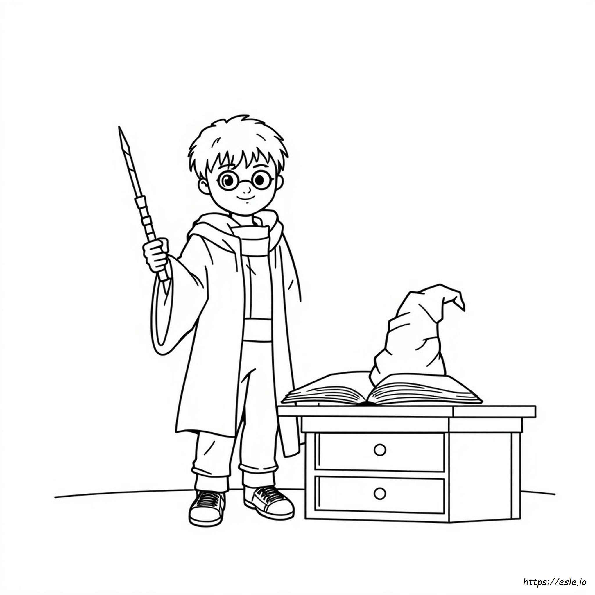 Łatwa Kolorowanka Harry Potter Do Druku