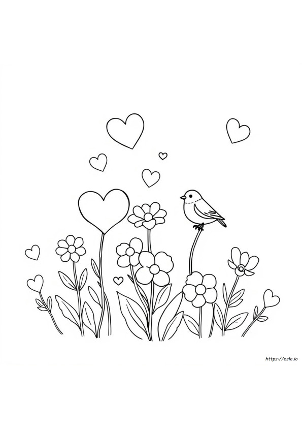 Free Printable Full Page Valentines Coloring Pages