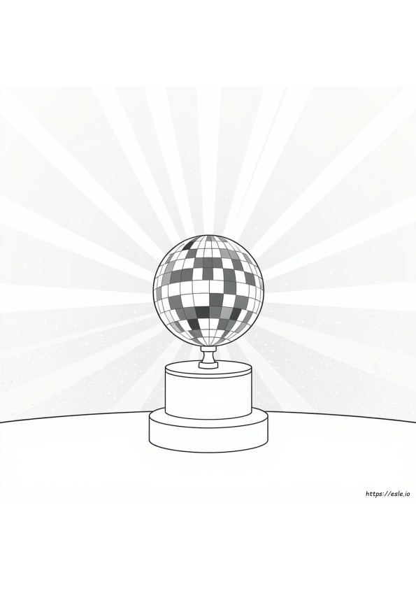 Colorear Una Bola De Discoteca