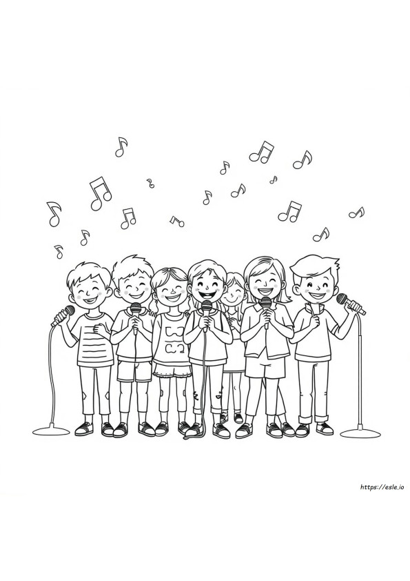 Kidz Bop Coloring Pages