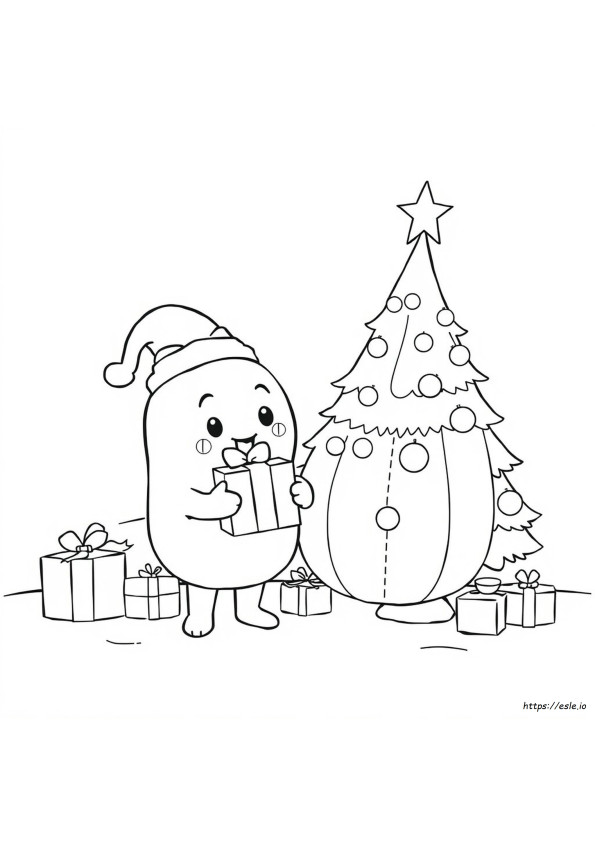 Cocomelon Natal Gambar Mewarnai